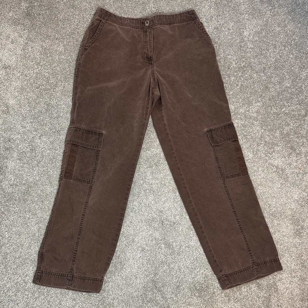 J.Jill Brown Cargo Pants